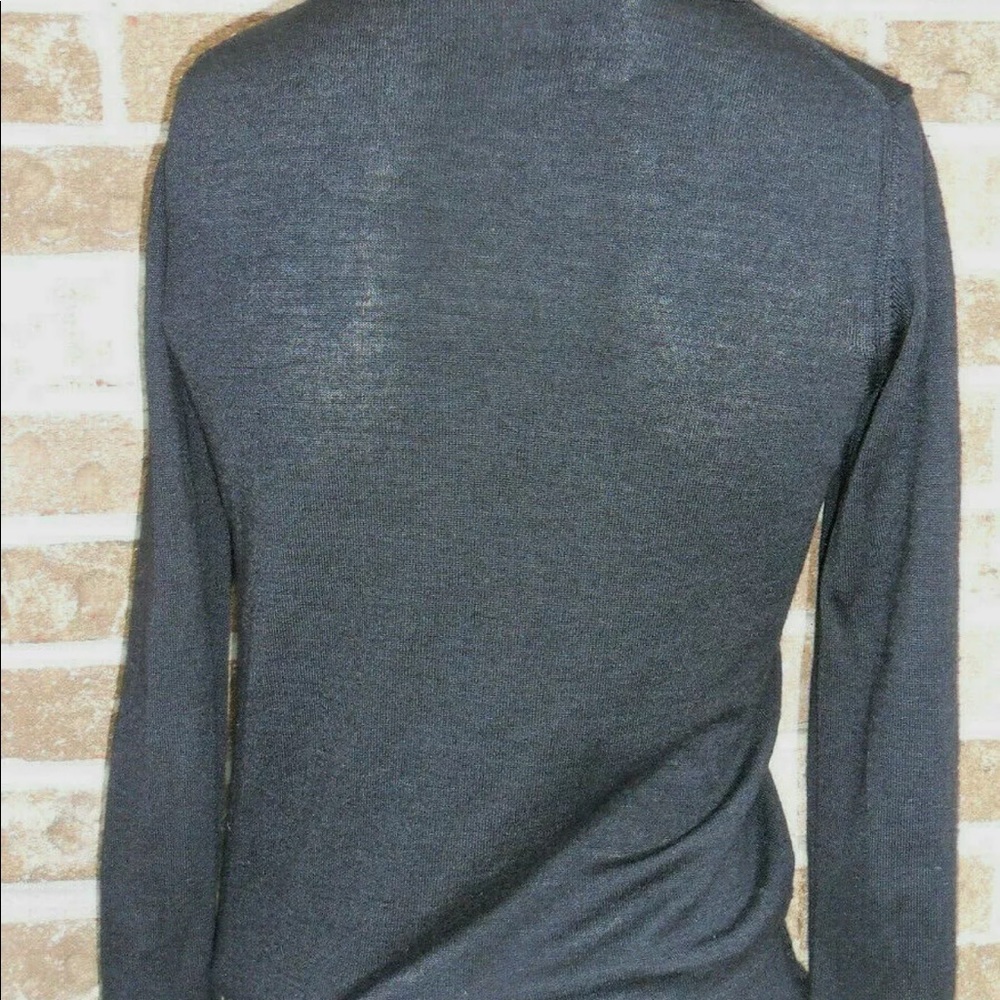 Chloe black knit top / cardigan  sweater sz M - Picture 4 of 4